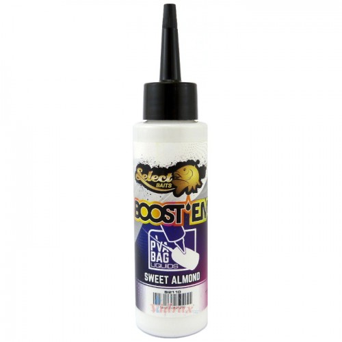 Течна добавка PVA Boost`em Liquid 115 мл Sweet Almond (сладък бадем) White SL2110 - Senzor Planet